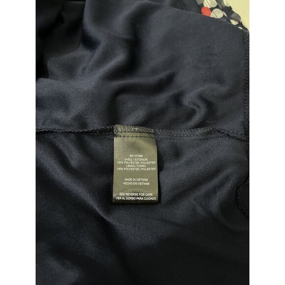 R&K Maxi Polkadot Sleeveless Chiffon Dress Lined Pleated Top Contrast Bottom - Picture 10 of 14